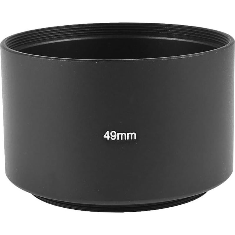 Capucha de Lente uxcell 49mm Aluminio Antirreflectante