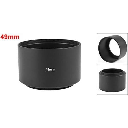 Capucha de Lente uxcell 49mm Aluminio Antirreflectante