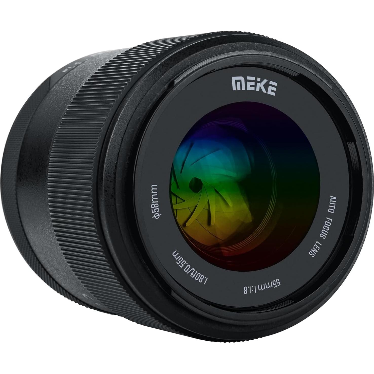 Lente Meike 55mm F1.8 AF para cámaras Sony E - 8K