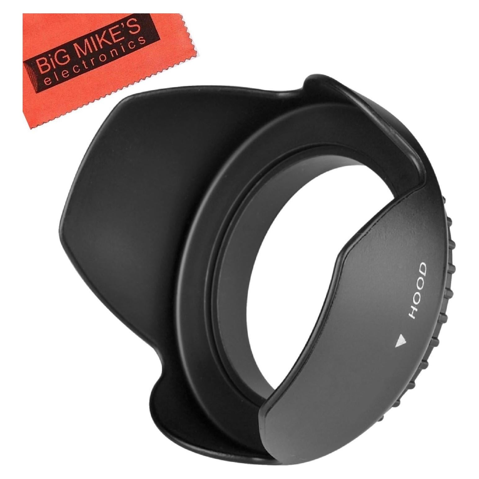 Capucha de lente tulipán 72 mm Big Mike's para Canon