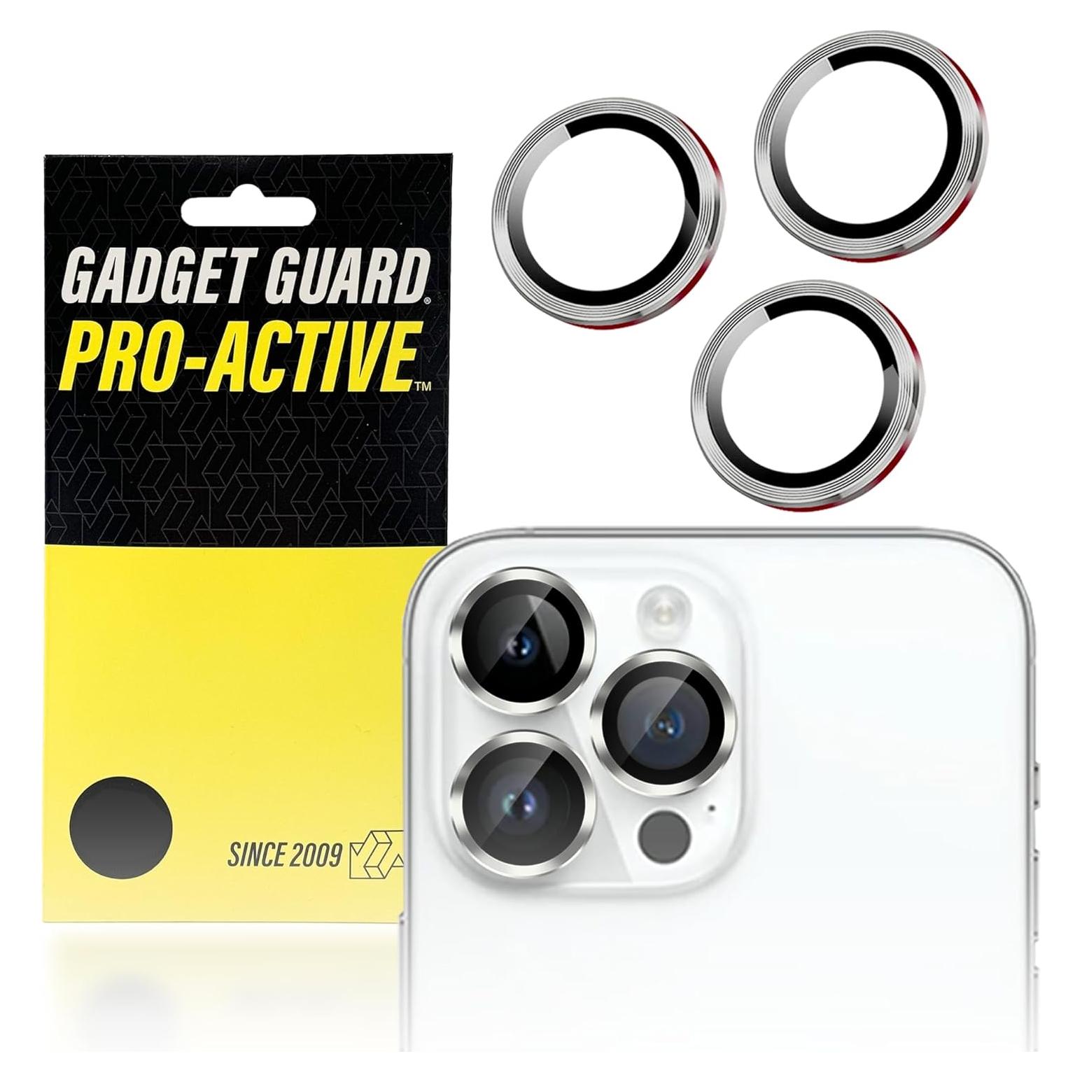 Protector de Lente de Cámara Gadget Guard para iPhone 14 Pro/Pro Max, Vidrio Templado 9H, Ultra HD, Anti-Rasguños