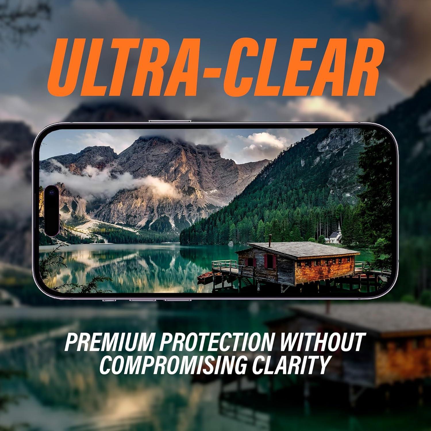 Protector de Lente de Cámara Gadget Guard para iPhone 14 Pro/Pro Max, Vidrio Templado 9H, Ultra HD, Anti-Rasguños