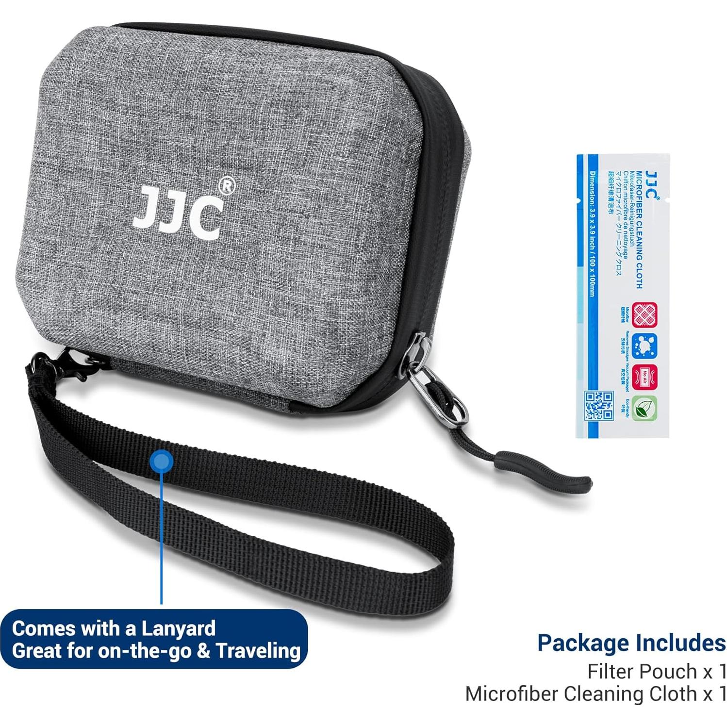 Funda de Filtro de Lente JJC Resistente al Agua Hasta 67mm