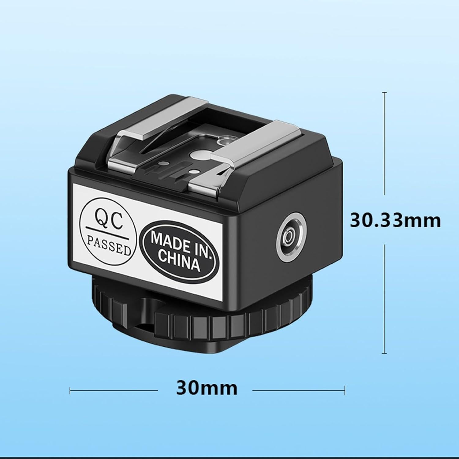 Adaptador Elevador de Zapata Fría Moordiel para Flash Compacto