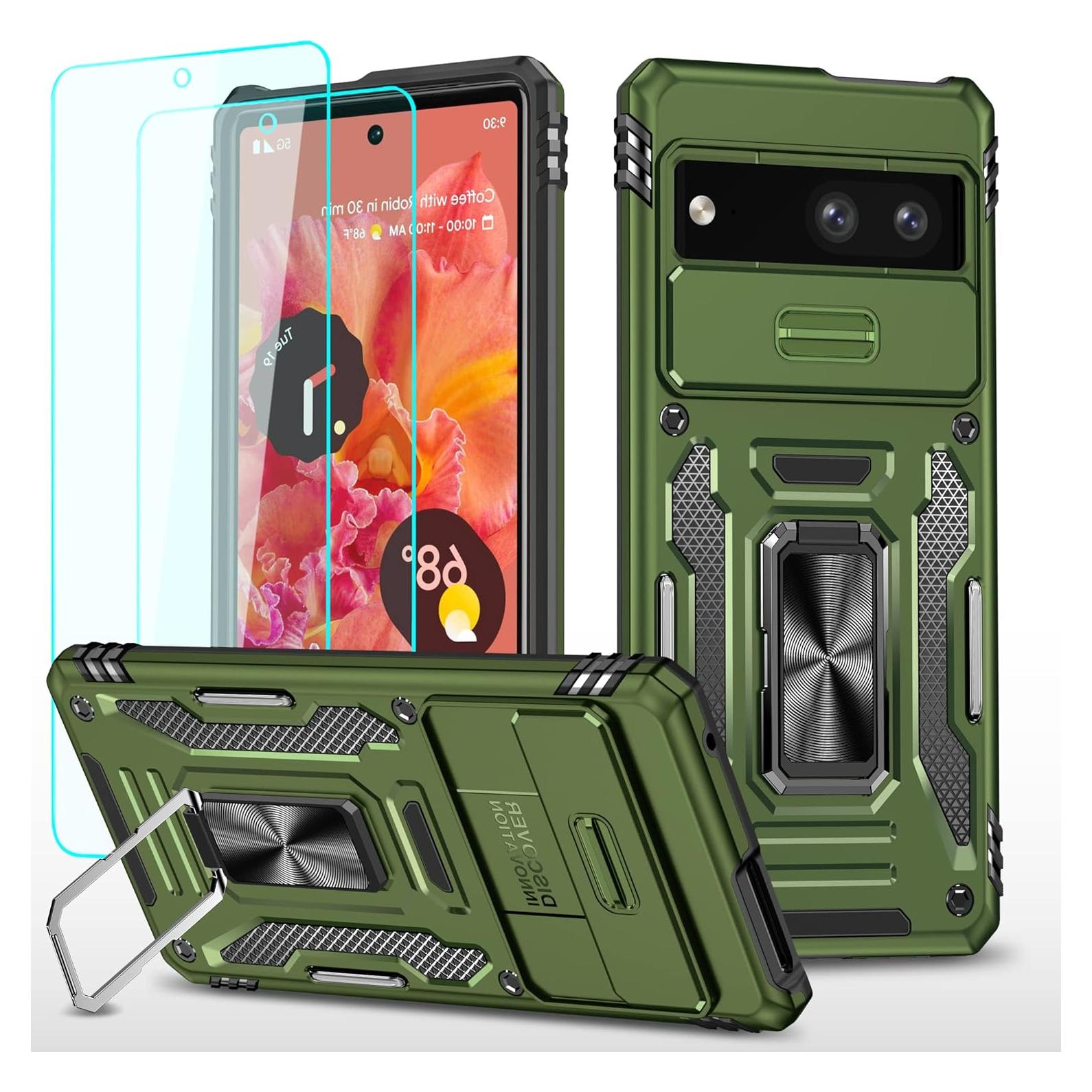 Funda Bumper ZMPHG para Google Pixel 7 - Verde Oliva