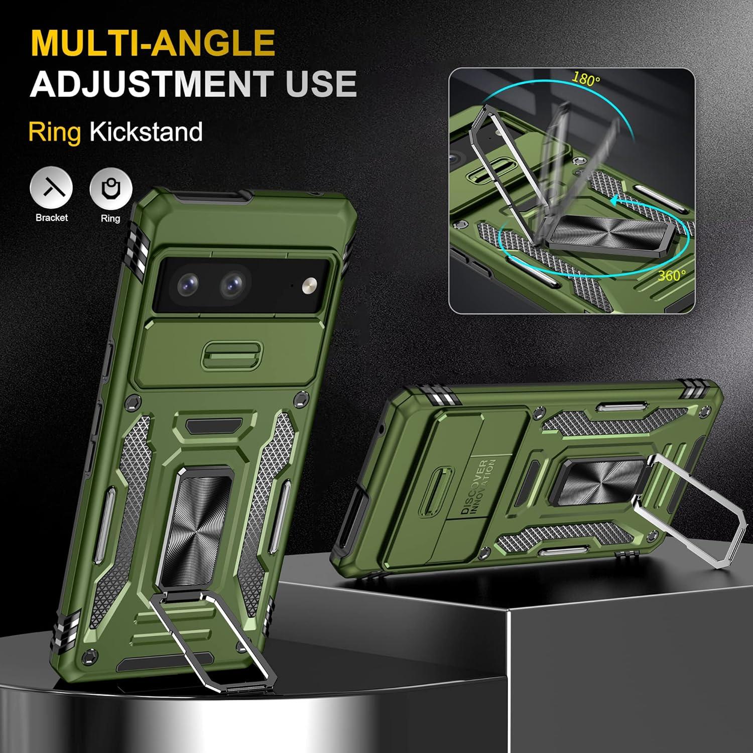 Funda Bumper ZMPHG para Google Pixel 7 - Verde Oliva