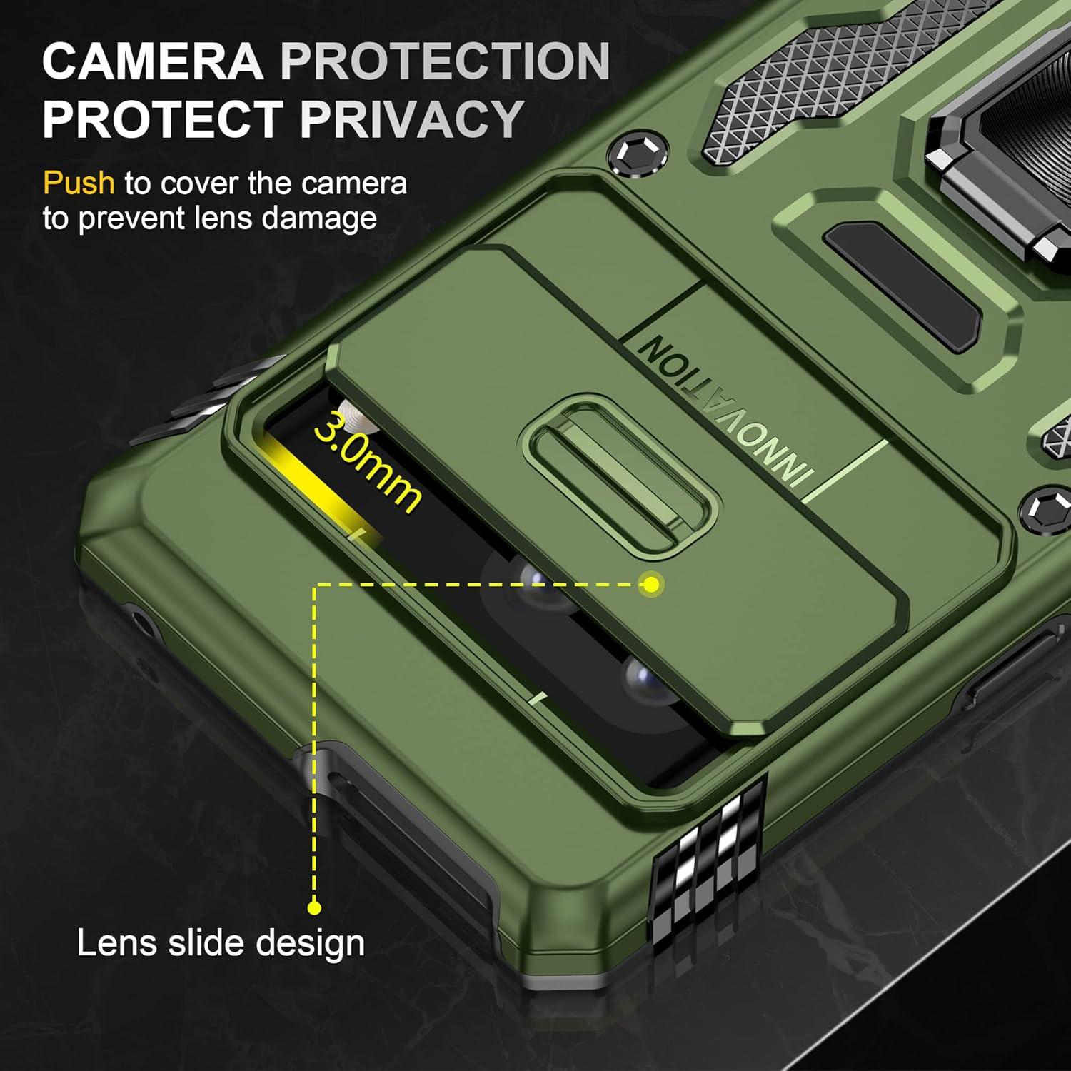 Funda Bumper ZMPHG para Google Pixel 7 - Verde Oliva