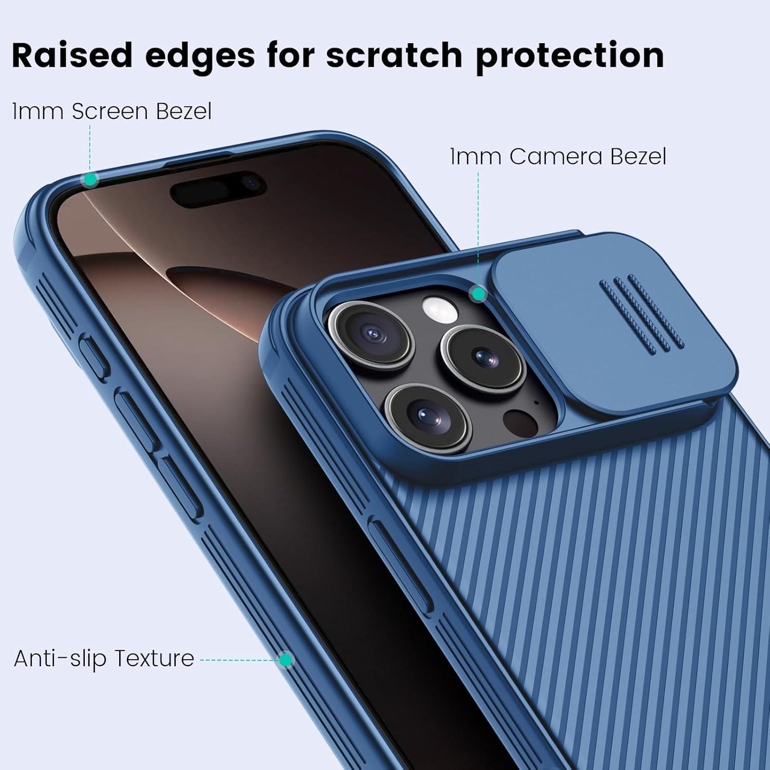 Funda Nillkin para iPhone 16 Pro Max 6.9" con Cubierta Deslizante