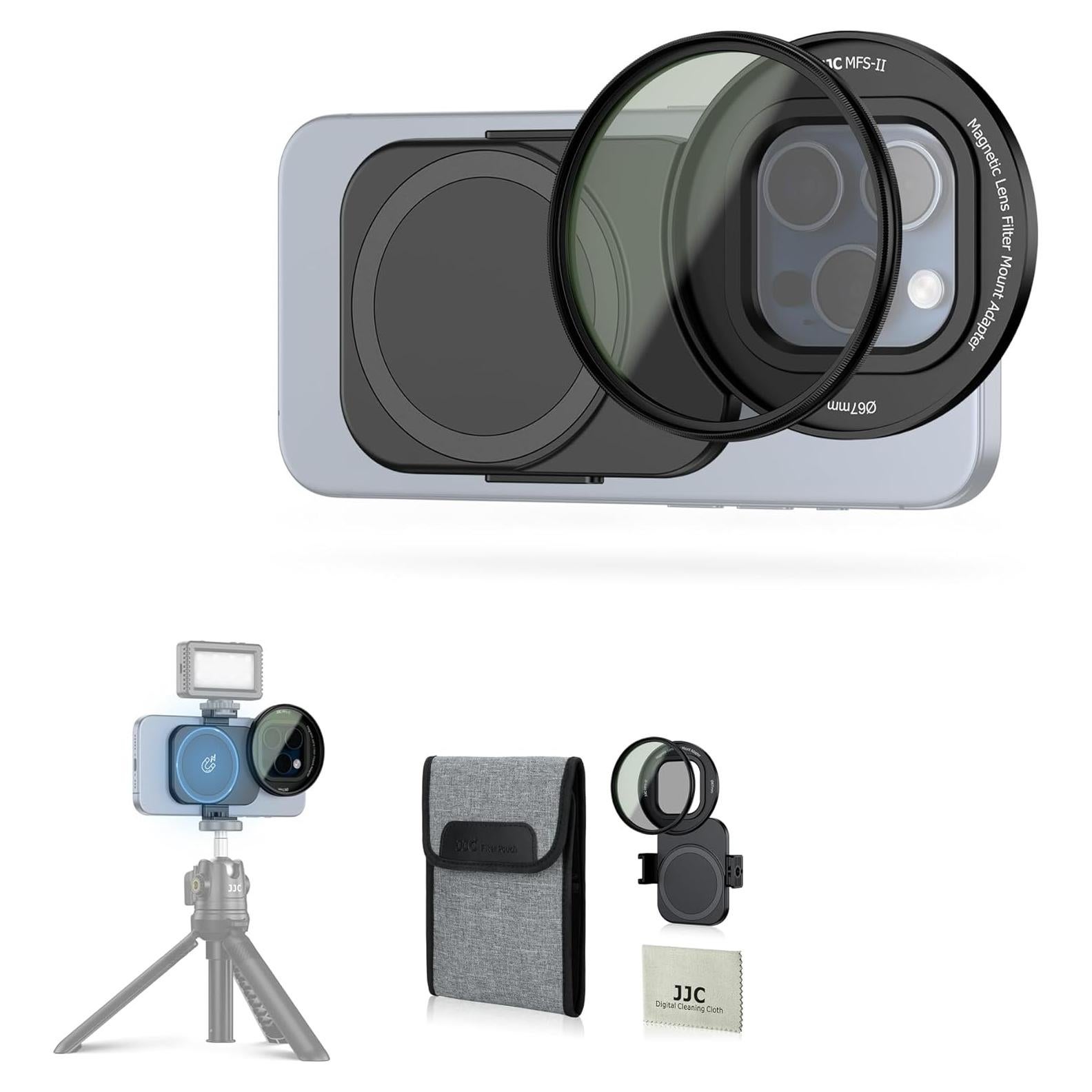 Filtro CPL Magnético JJC 67mm para iPhone 16/15/14 Pro Max