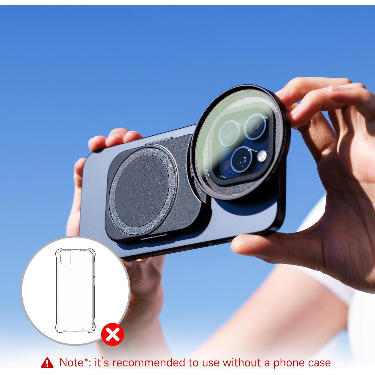 Filtro CPL Magnético JJC 67mm para iPhone 16/15/14 Pro Max