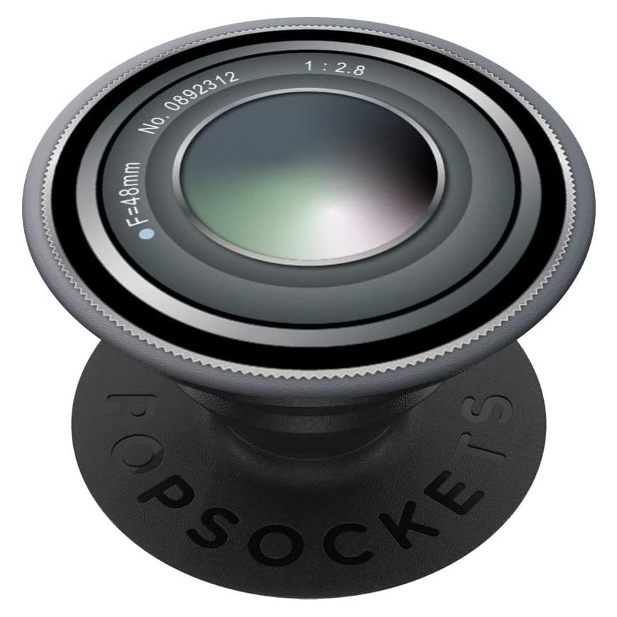 Cámara Vintage PopSockets Verde Pastel Intercambiable