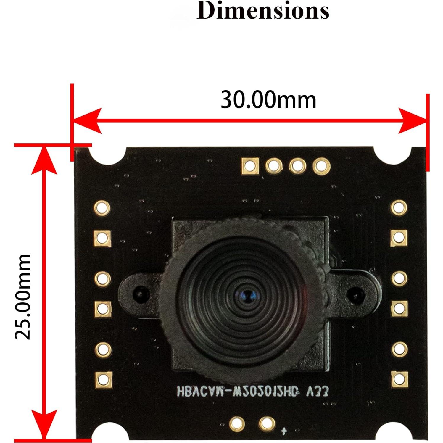 Módulo de Cámara USB Xicoolee OV9726 1MP Enfoque Fijo 70°