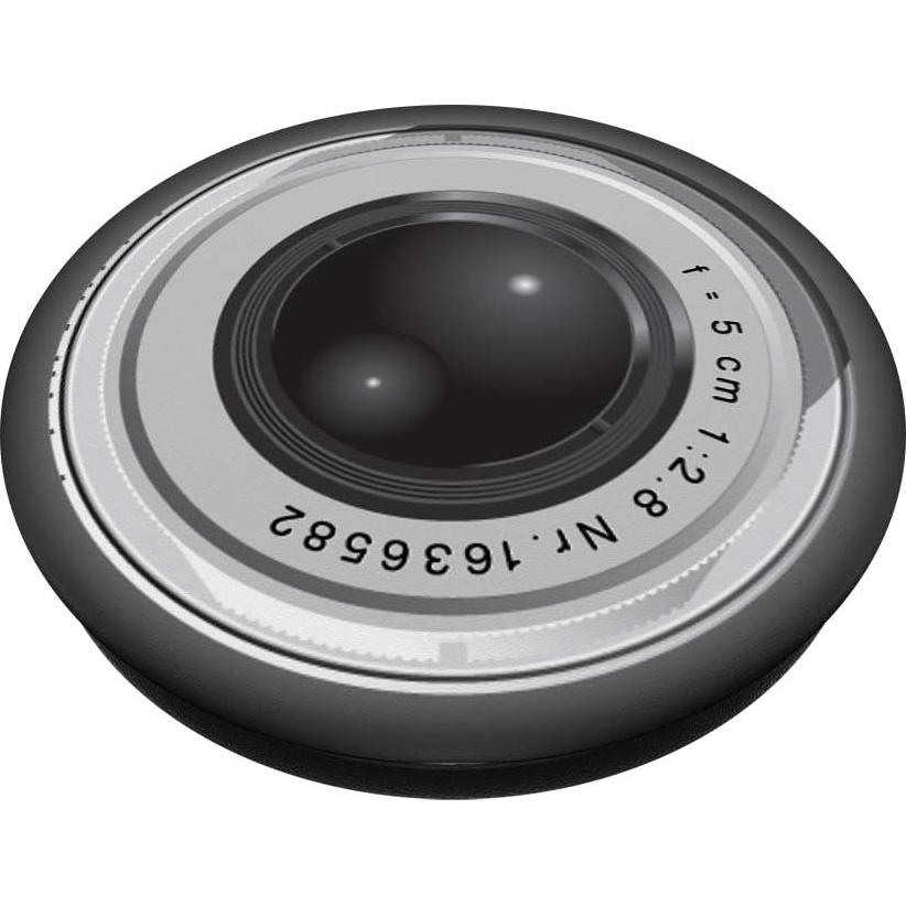 PopSockets PopGrip Cámara Vintage para Teléfonos - Negro