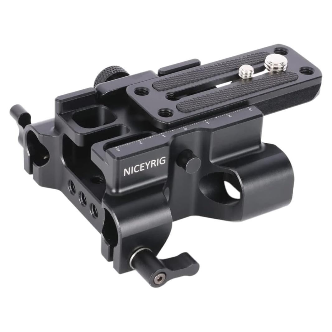 Base Placa Rápida 15mm NICEYRIG para Arca-Swiss - 2 en 1