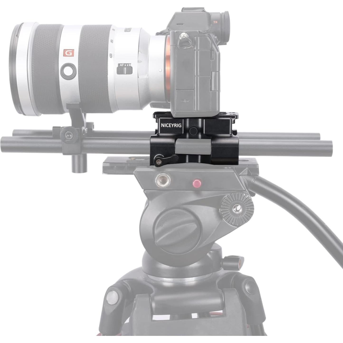 Base Placa Rápida 15mm NICEYRIG para Arca-Swiss - 2 en 1