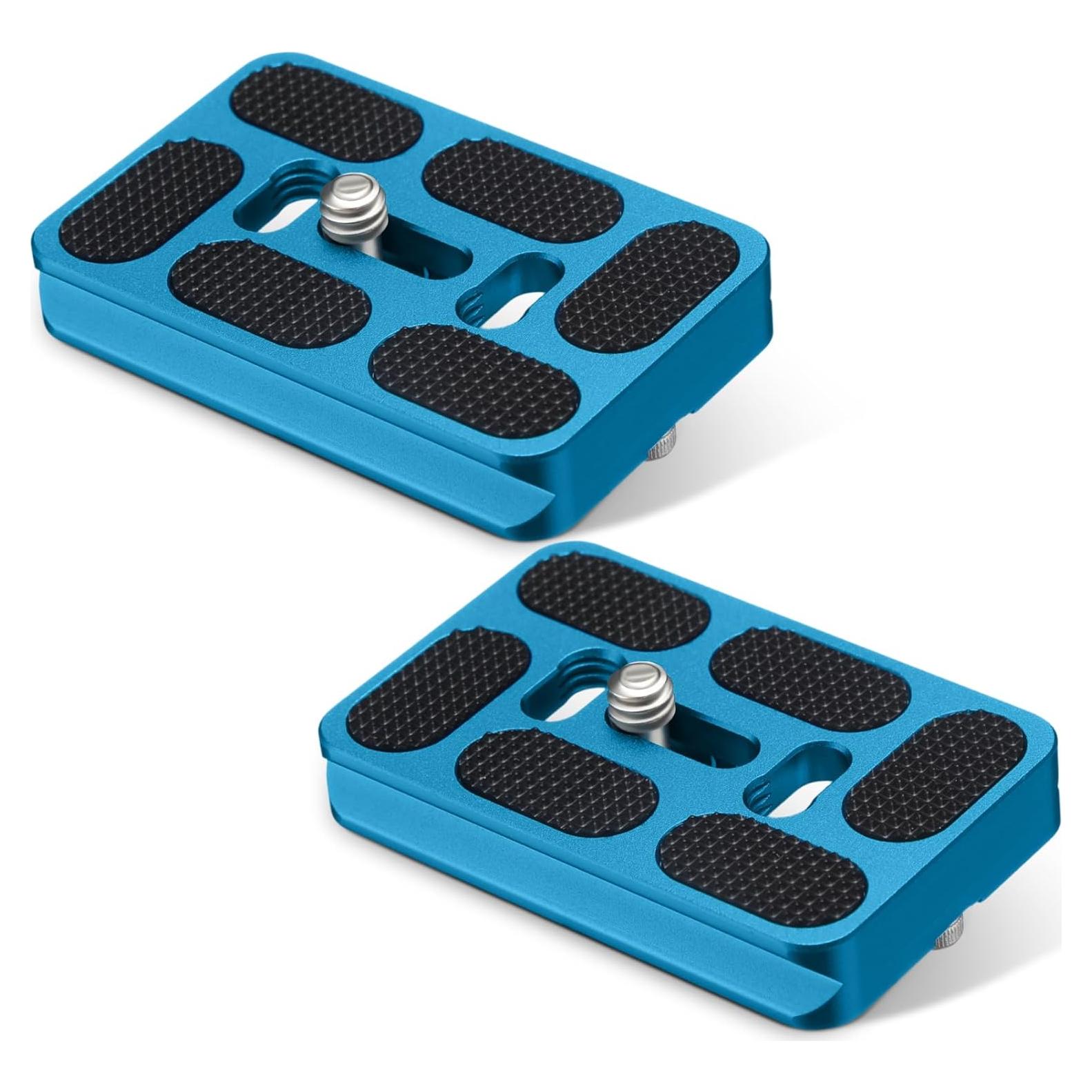 Placa de Liberación Rápida Frienda 2 Piezas Metal 9.9x6.6cm Azul