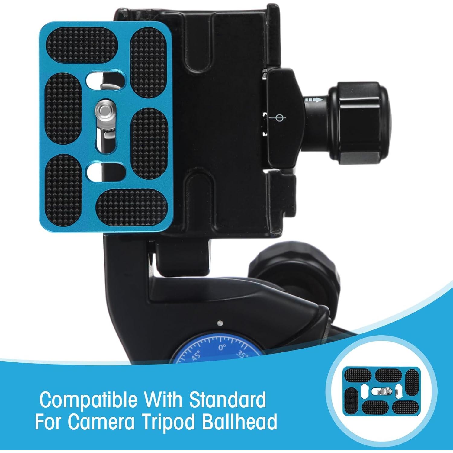 Placa de Liberación Rápida Frienda 2 Piezas Metal 9.9x6.6cm Azul