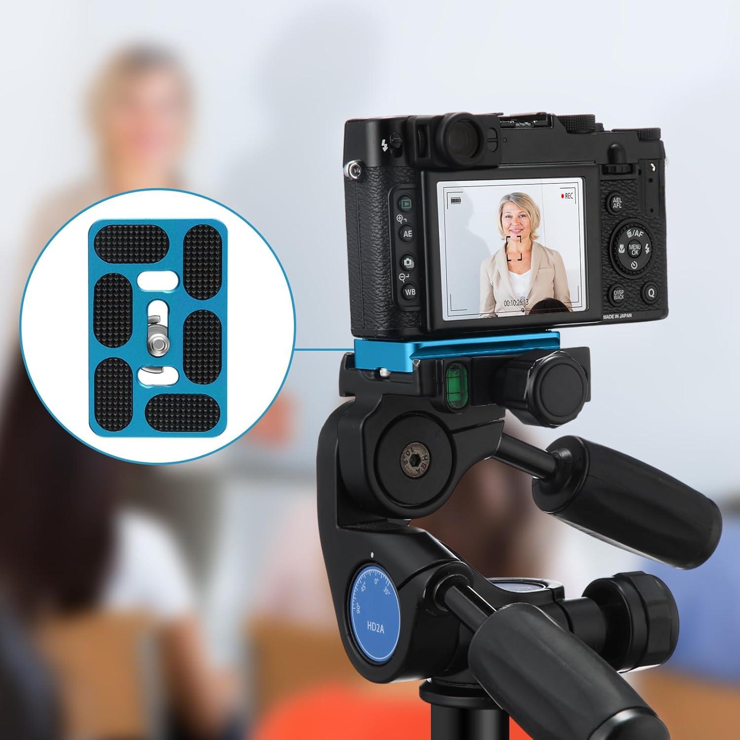 Placa de Liberación Rápida Frienda 2 Piezas Metal 9.9x6.6cm Azul