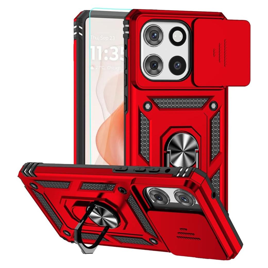 Funda Androgate para Moto G Stylus 5G 2025 con Protector HD