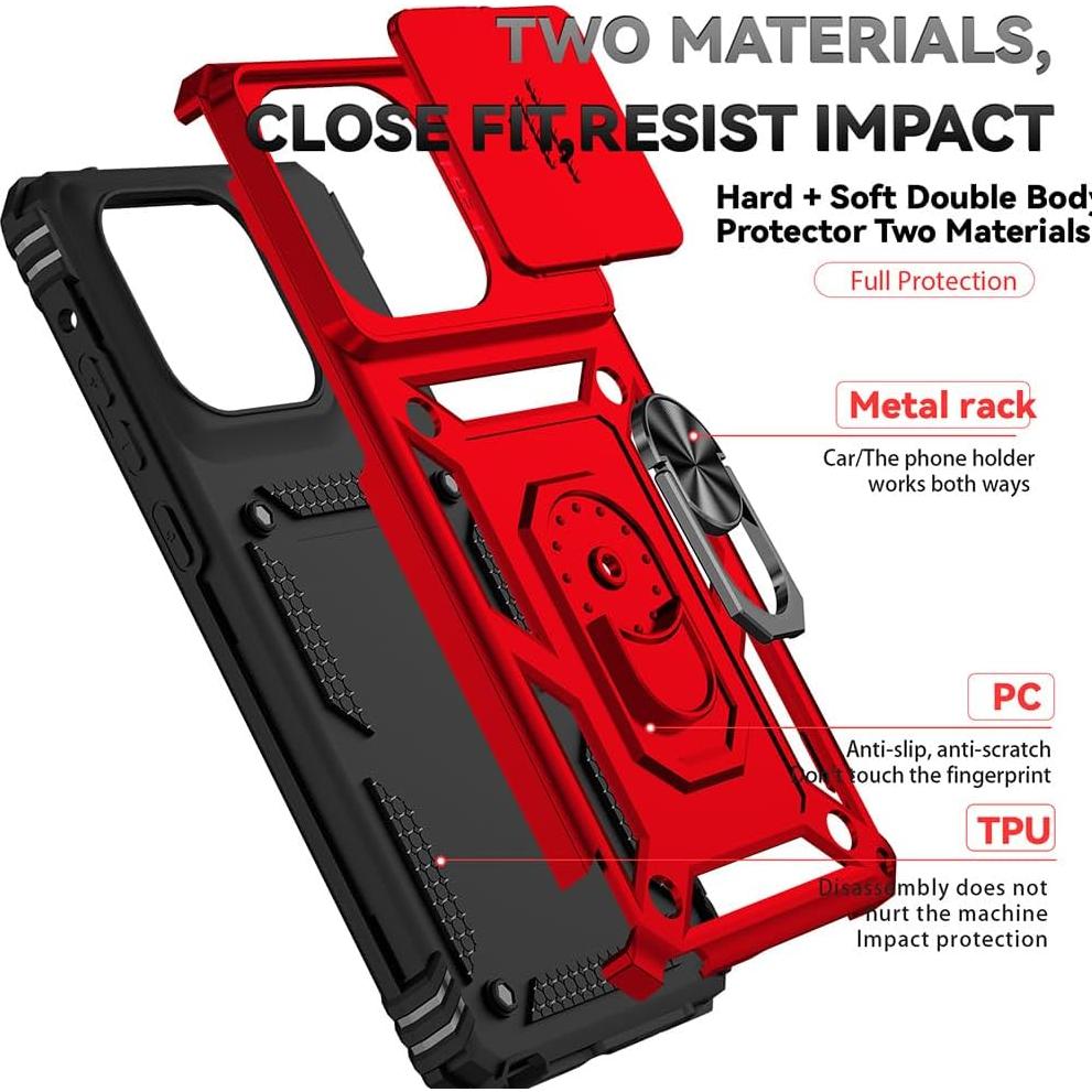 Funda Androgate para Moto G Stylus 5G 2025 con Protector HD