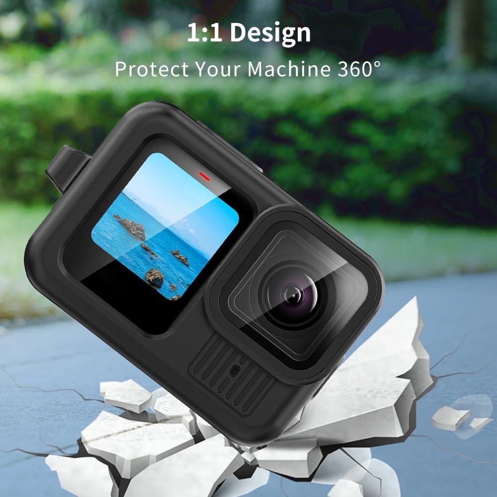 Funda de Silicona Protectora para GoPro Hero 13 Negra