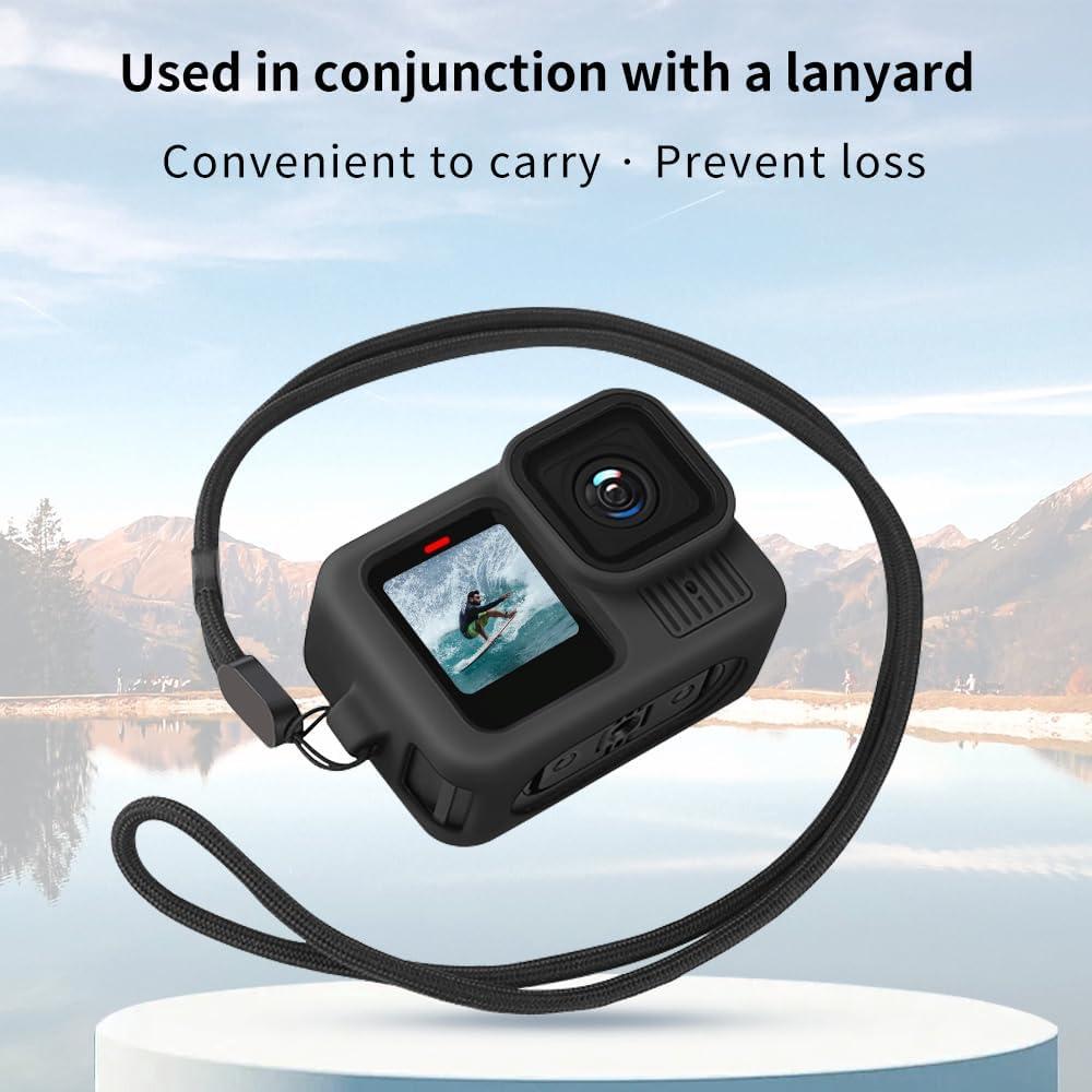 Funda de Silicona Protectora para GoPro Hero 13 Negra