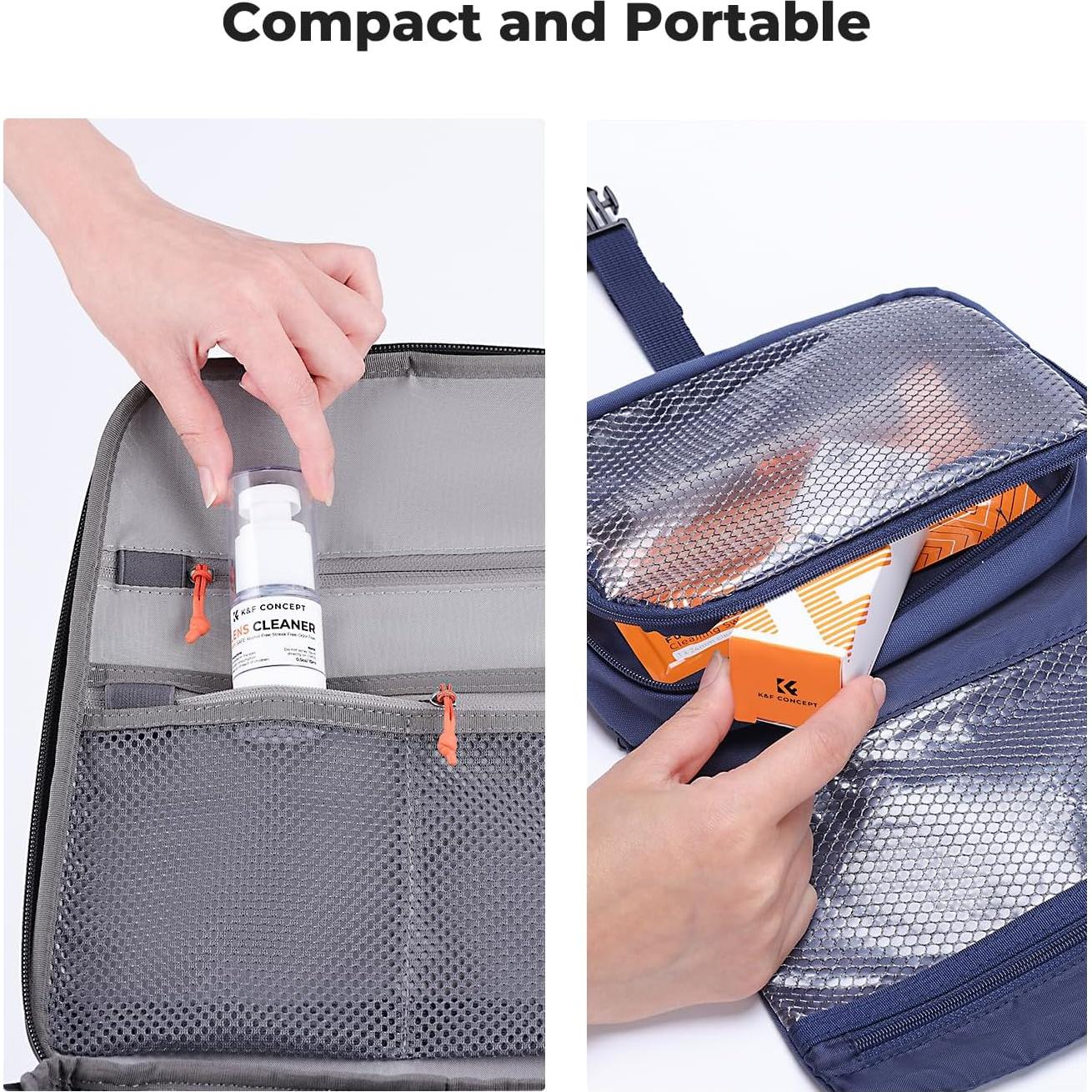 Kit de Limpieza de Lentes K&F Concept - Spray y Microfibra