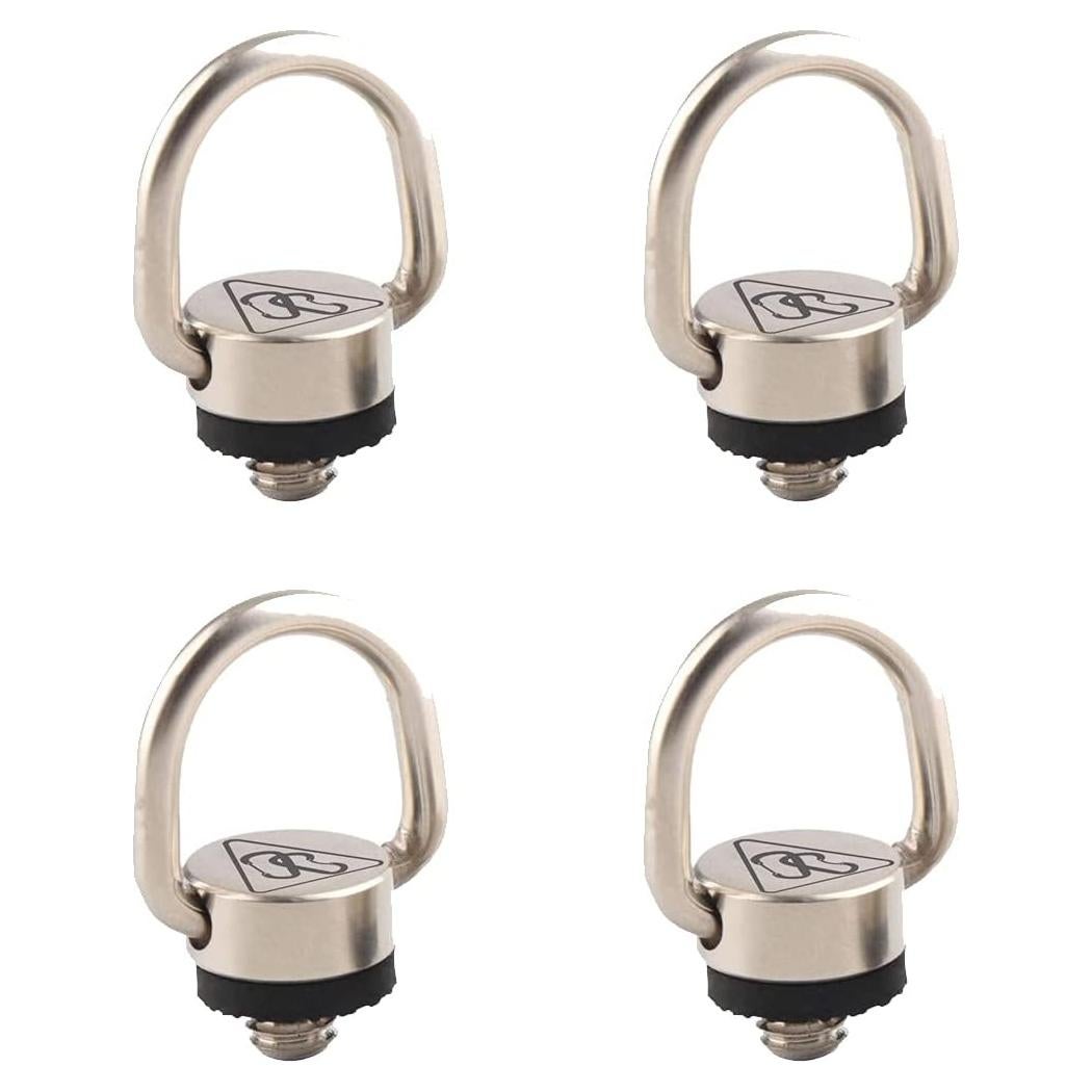 D-Ring de Carabiner Danger Buddies - Montaje 1/4-20 (Paquete de 4)