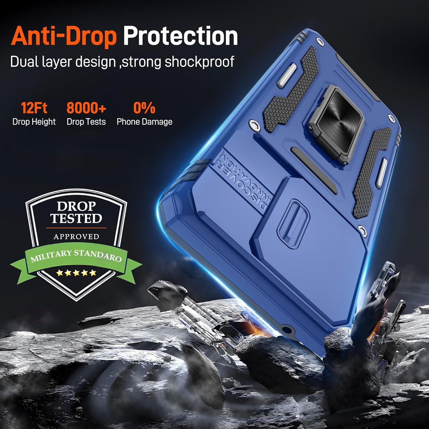 Funda Gritup para Moto G Stylus 5G 2025 con Soporte y Protectores