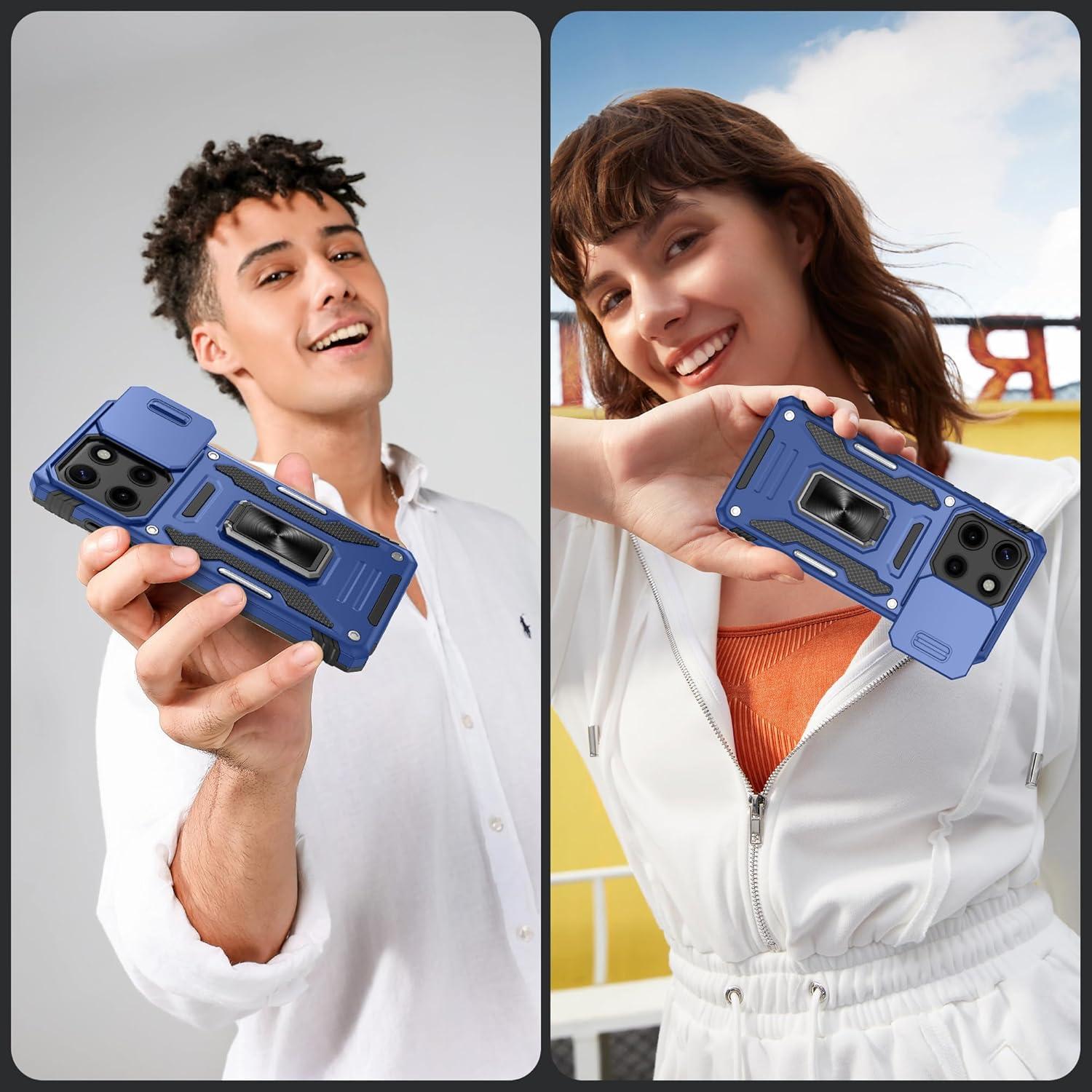 Funda Gritup para Moto G Stylus 5G 2025 con Soporte y Protectores