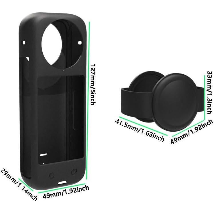 Funda Protectora de Silicona para Cámara Insta360 One X4 - Negro