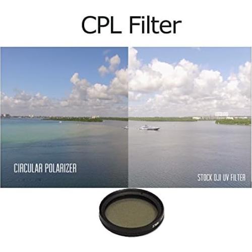 Kit de Filtros 37MM para Drones DJI Phantom 3 - CPL, ND4, ND8, UV