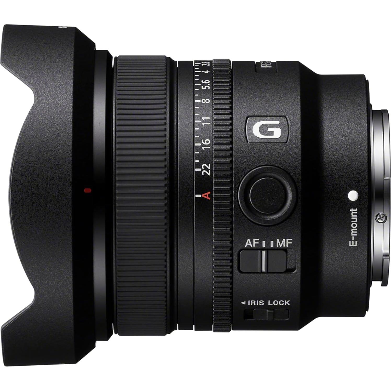 Objetivo Gran Angular Sony FE 16mm f/1.8 G - 304g