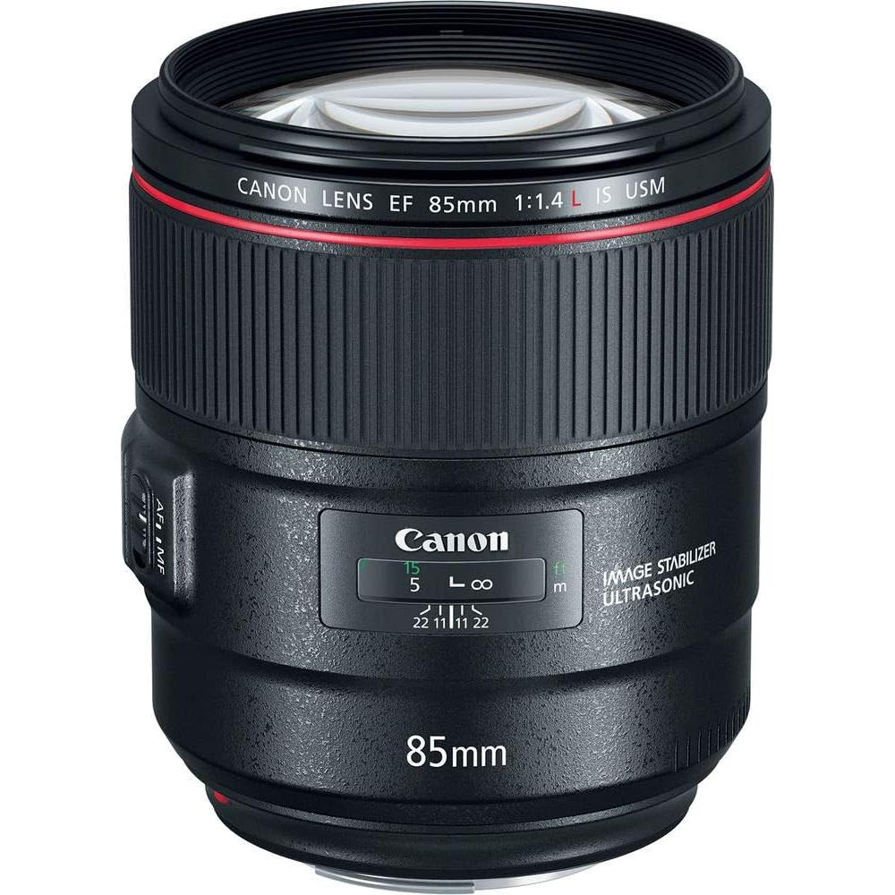 Lente Canon EF 85mm f/1.4L IS USM para DSLR - Estabilizador de Imagen