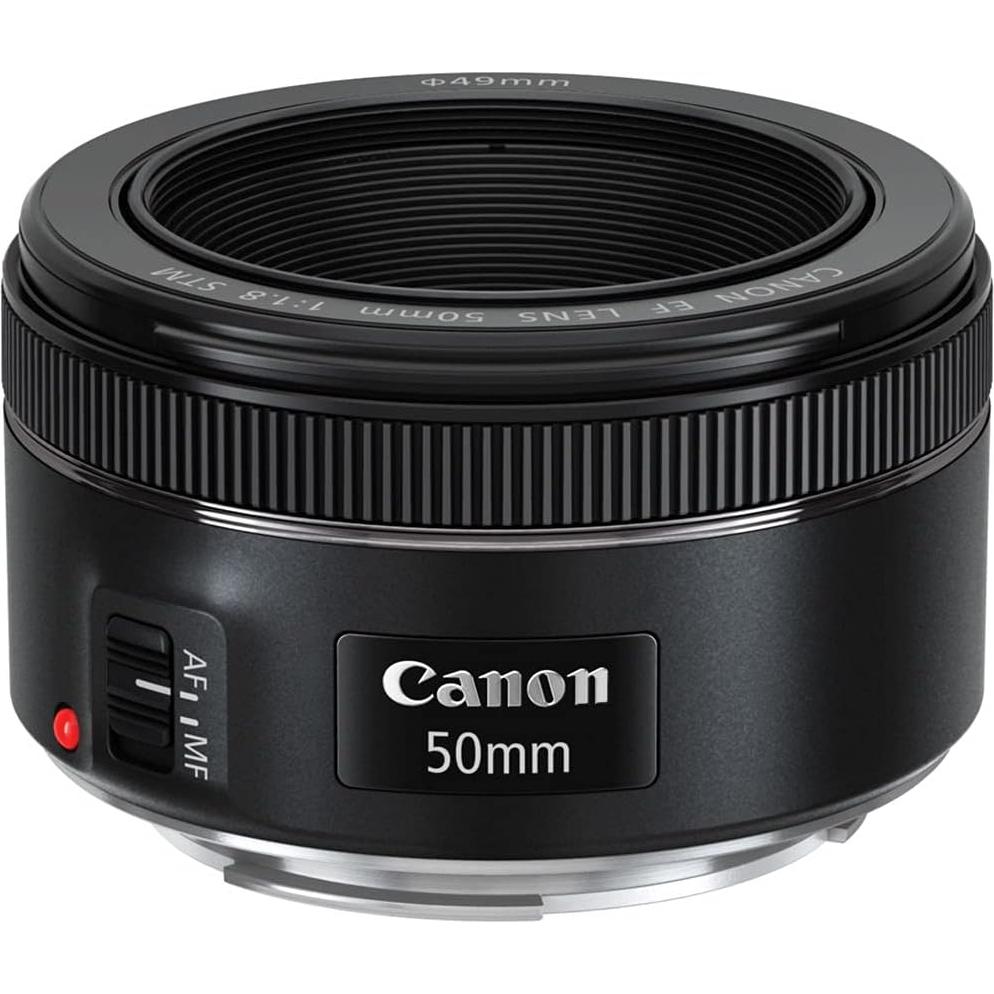 Lente Canon EF 50mm f/1.8 STM + Kit Completo de Accesorios