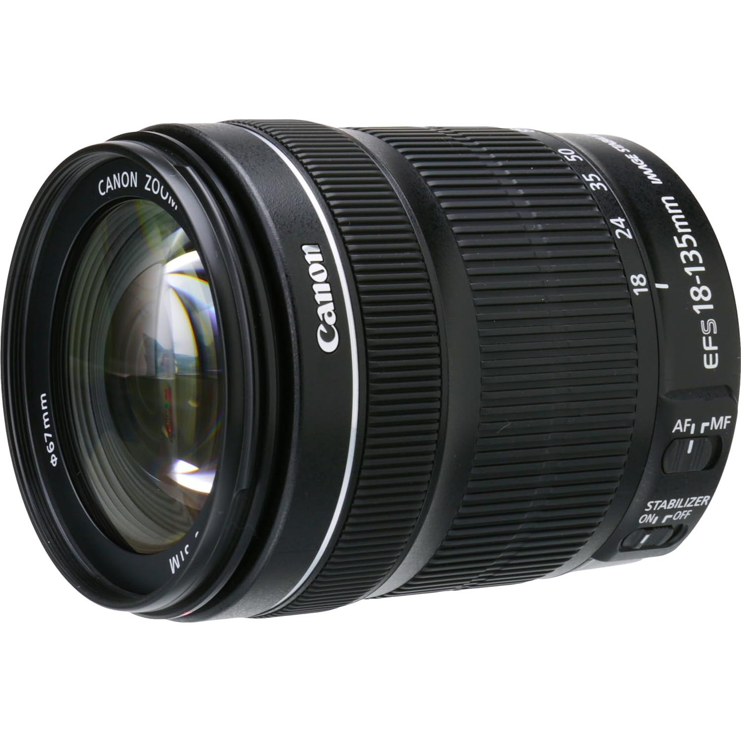 Lente Canon EF-S 18-135mm f/3.5-5.6 IS STM para DSLR
