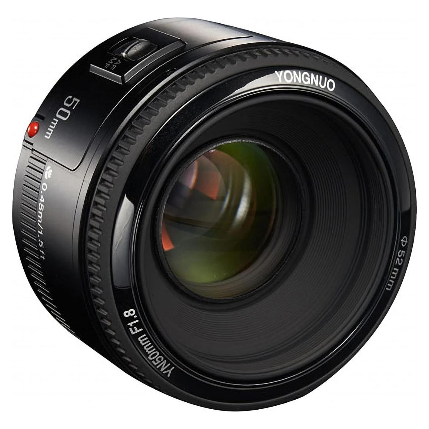 Lente Prime YONGNUO YN50mm F1.8 para Canon EF - Autoenfoque