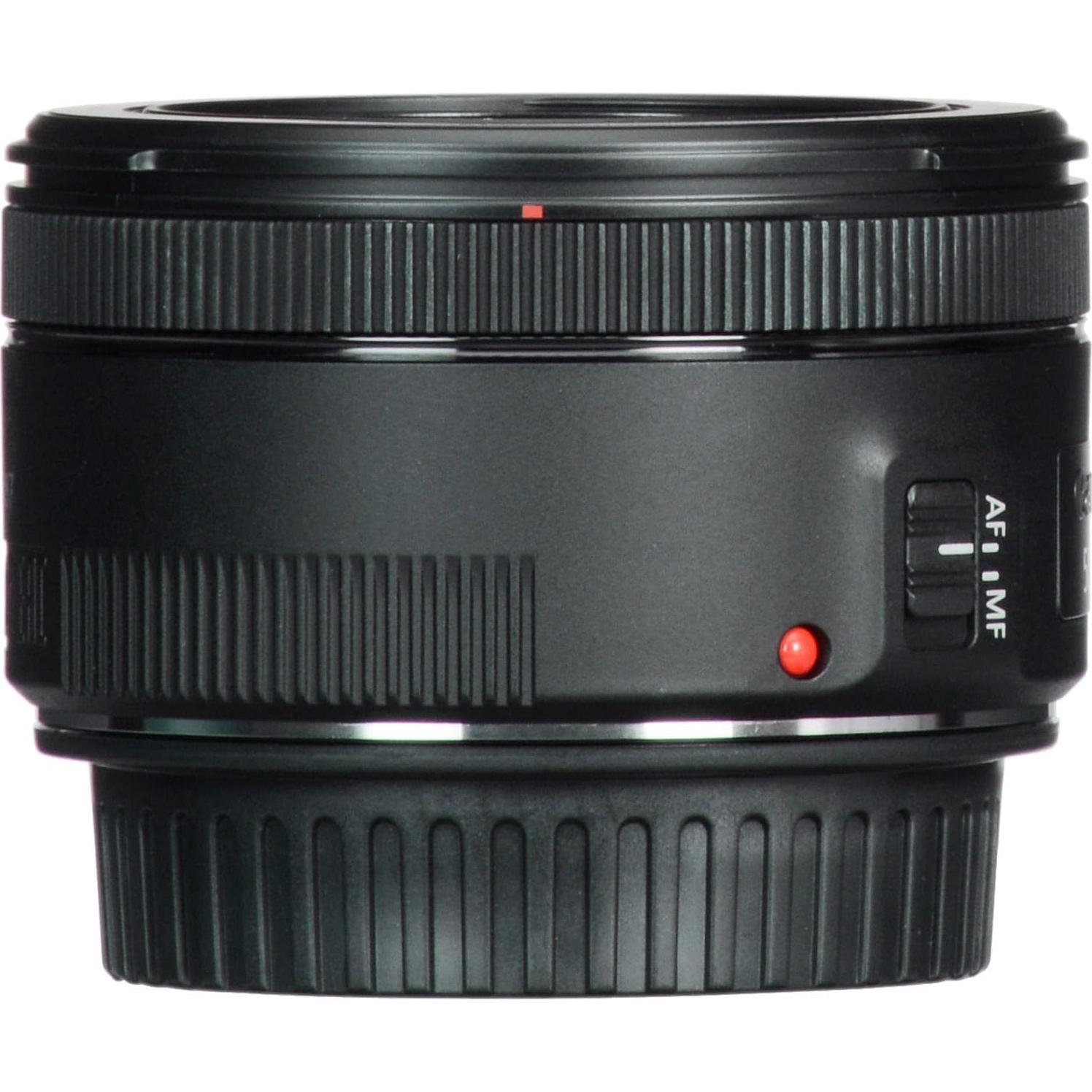 Lente Canon EF 50mm f/1.8 STM + Funda y Accesorios