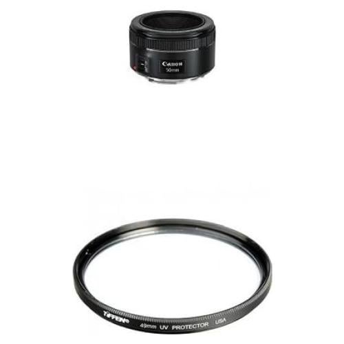 Objetivo Canon EF 50mm f/1.8 STM con Filtros de Protección