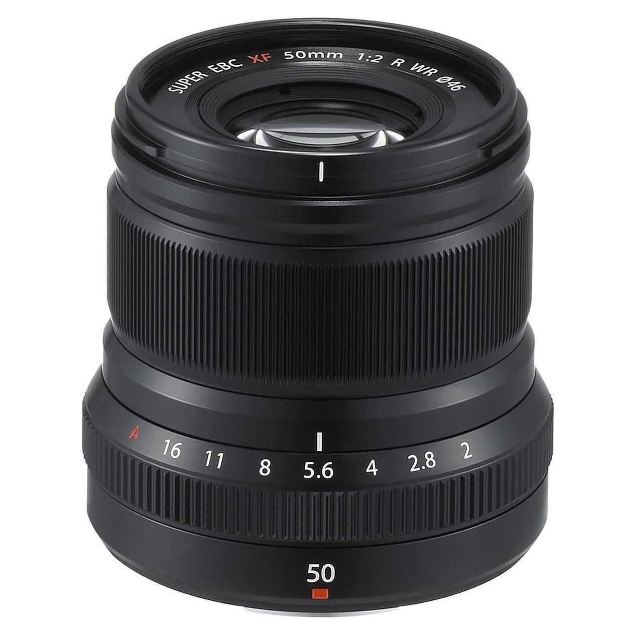 Lente Fujifilm XF50mm F2 R WR - Negro, 76mm, Resistente al Agua