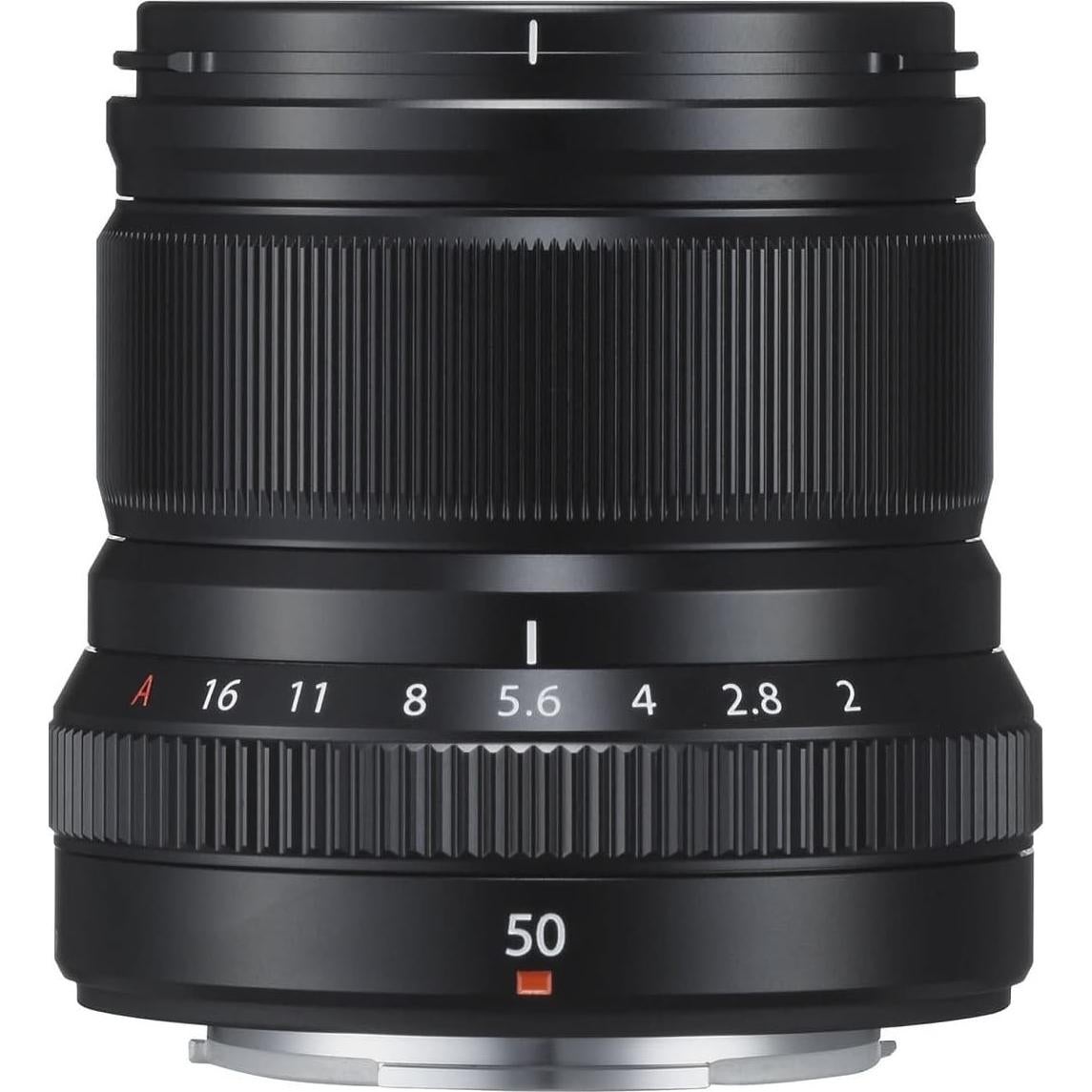 Lente Fujifilm XF50mm F2 R WR - Negro, 76mm, Resistente al Agua