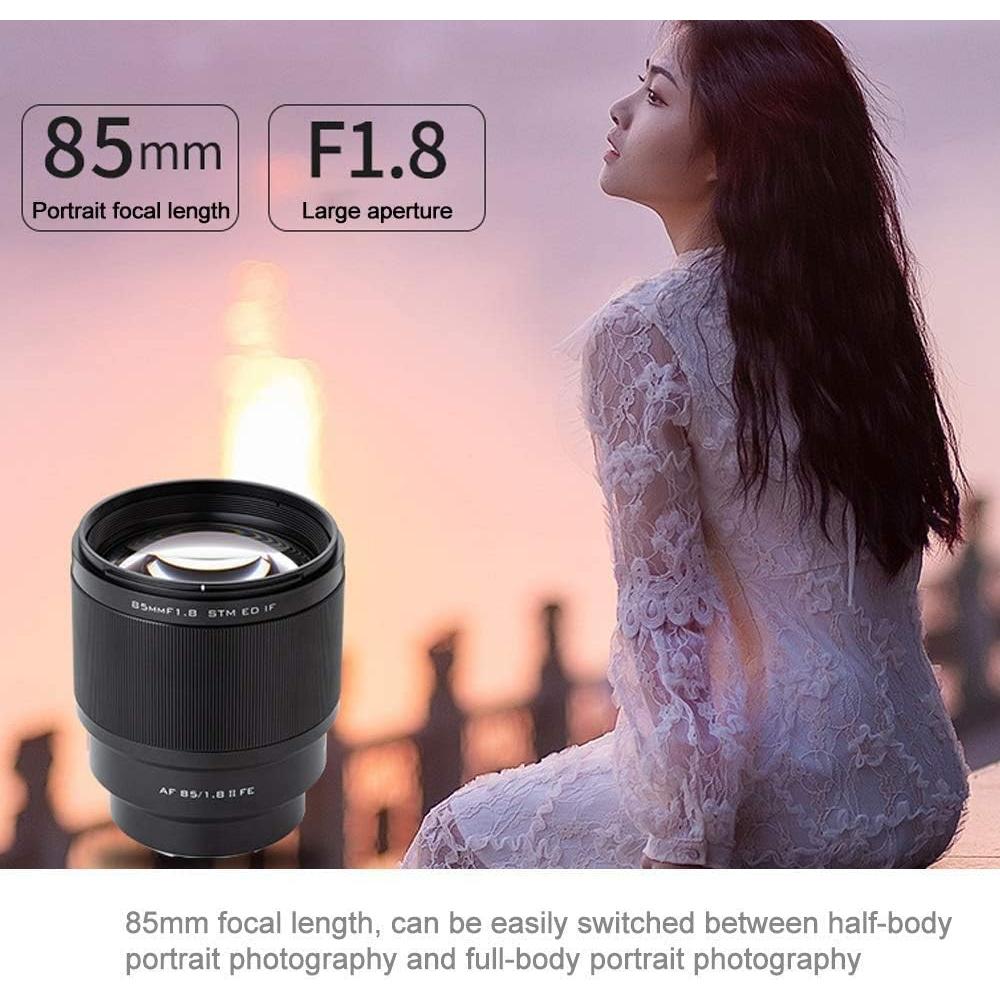 Lente VILTROX 85mm F1.8 II AF para Cámaras Sony E-Mount