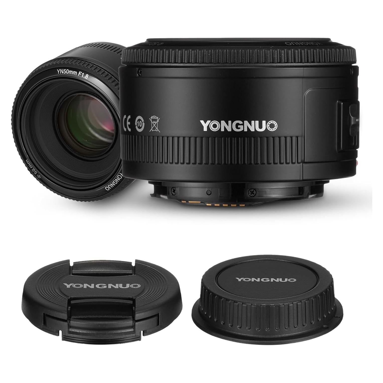 Lente Yongnuo YN50MM F1.8C para Canon - Apertura F1.8, 50mm