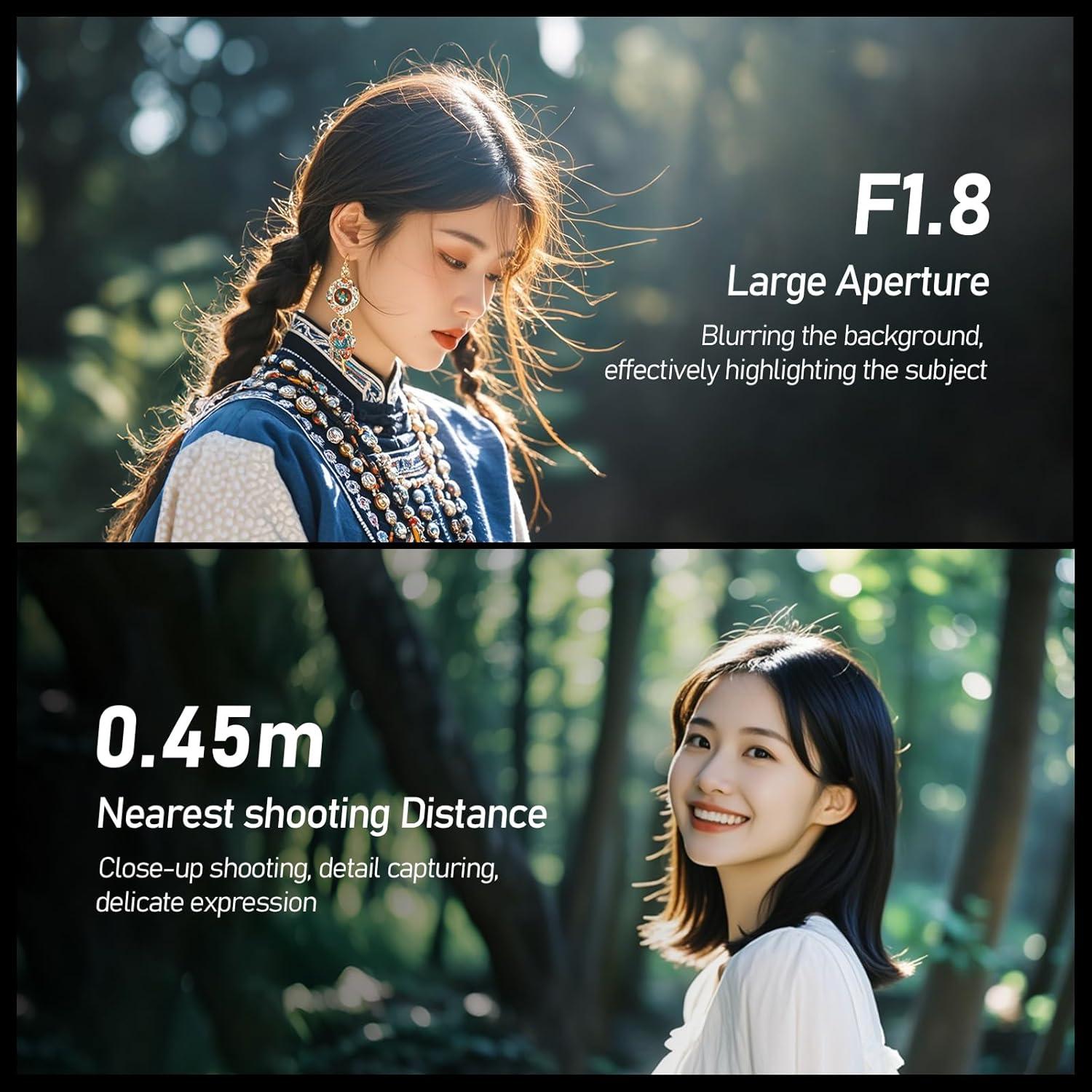 Lente Yongnuo YN50MM F1.8C para Canon - Apertura F1.8, 50mm