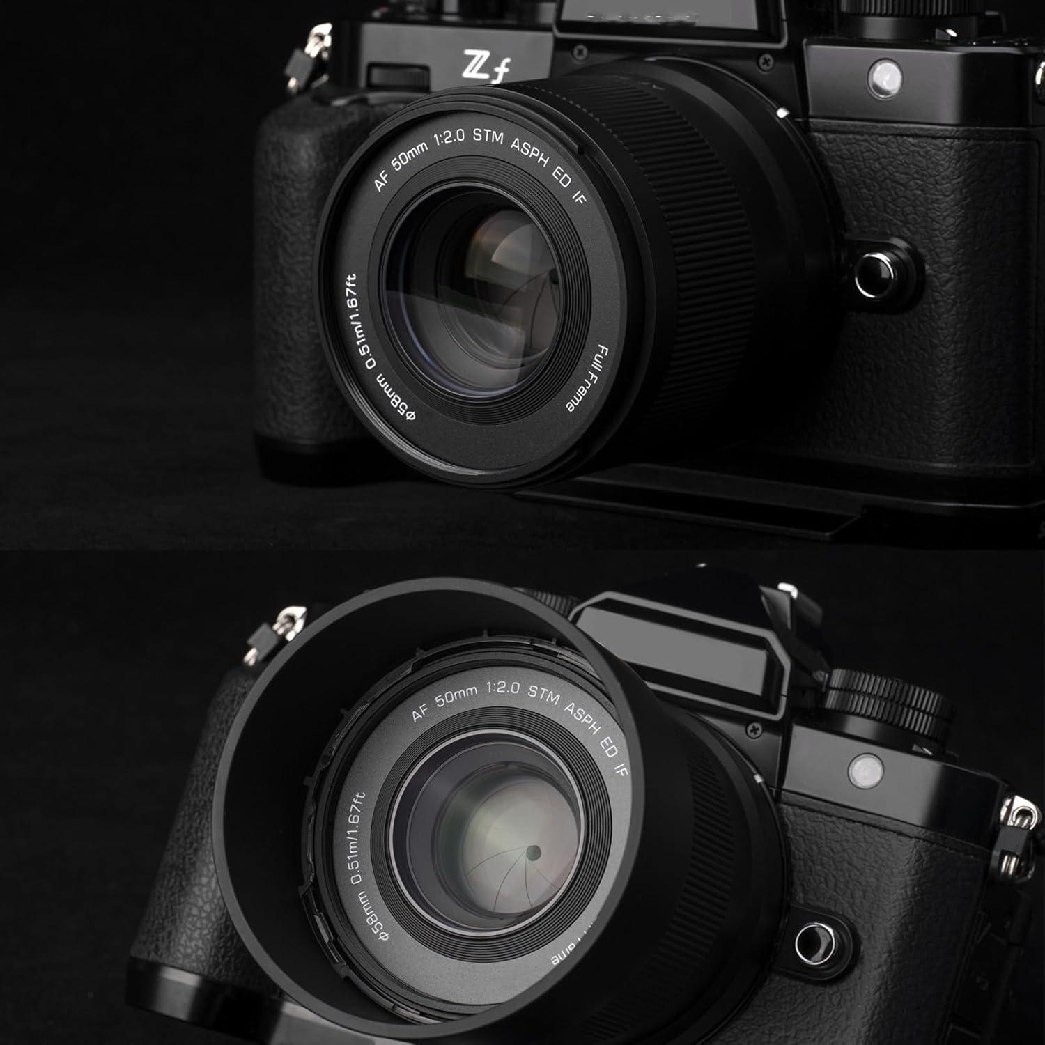 Lente Viltrox 50mm F2.0 Z-Mount para Nikon Z, Autofocus