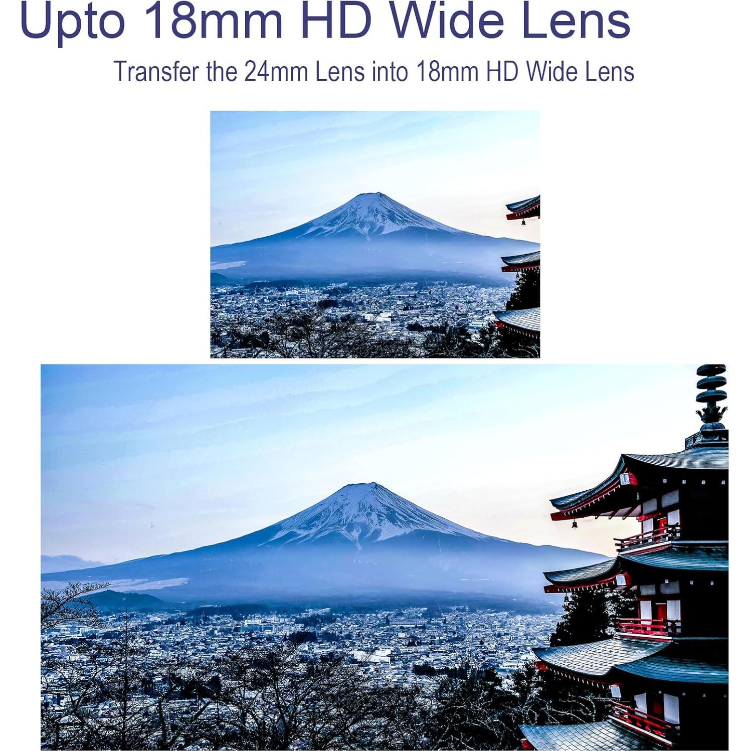 Lente Gran Angular y Macro 49mm FotoZ para Canon y Panasonic