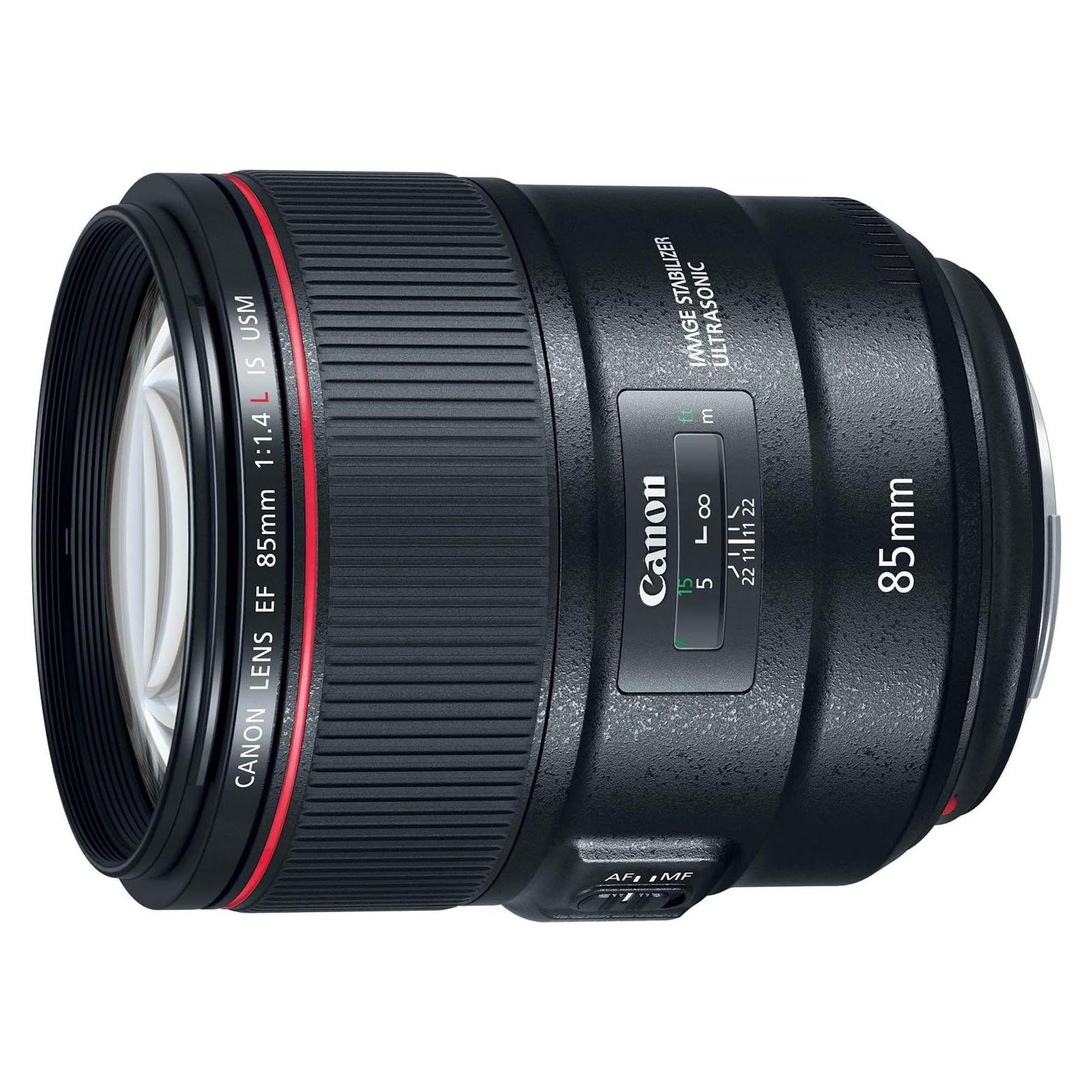 Lente Canon EF 85mm f/1.4L IS USM para DSLR - Renovado