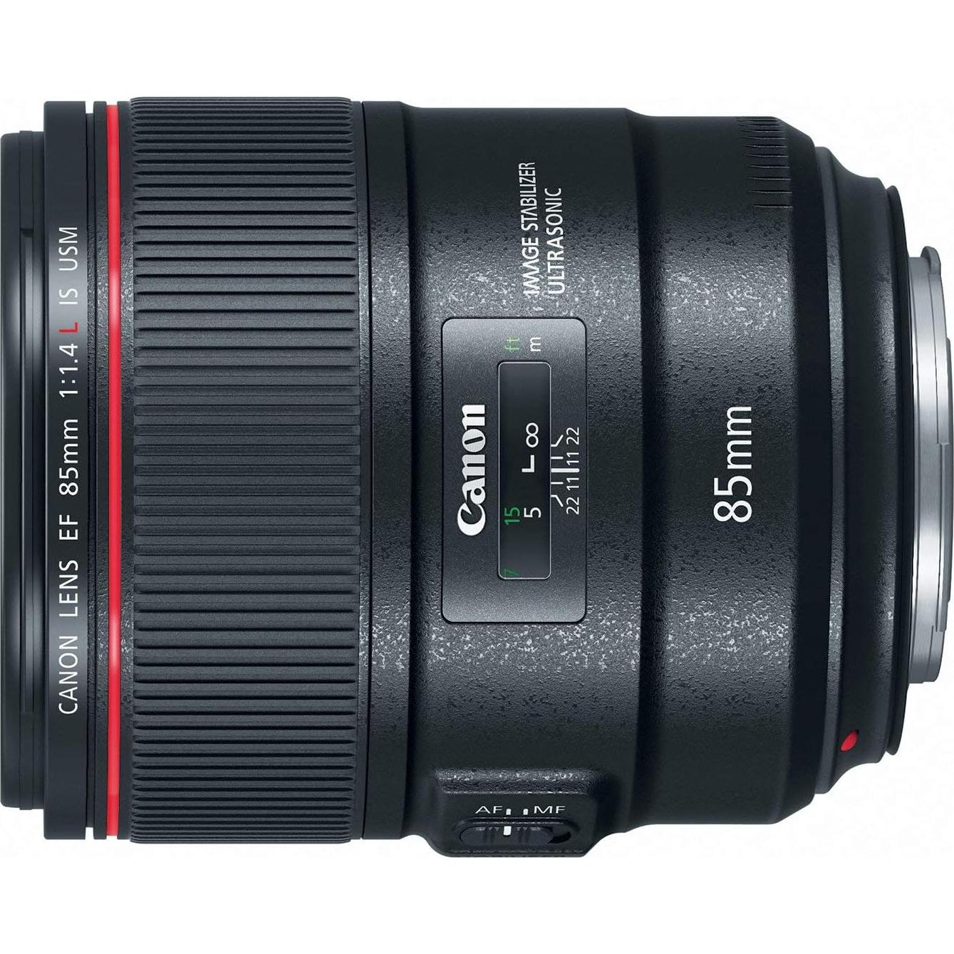 Lente Canon EF 85mm f/1.4L IS USM para DSLR - Renovado