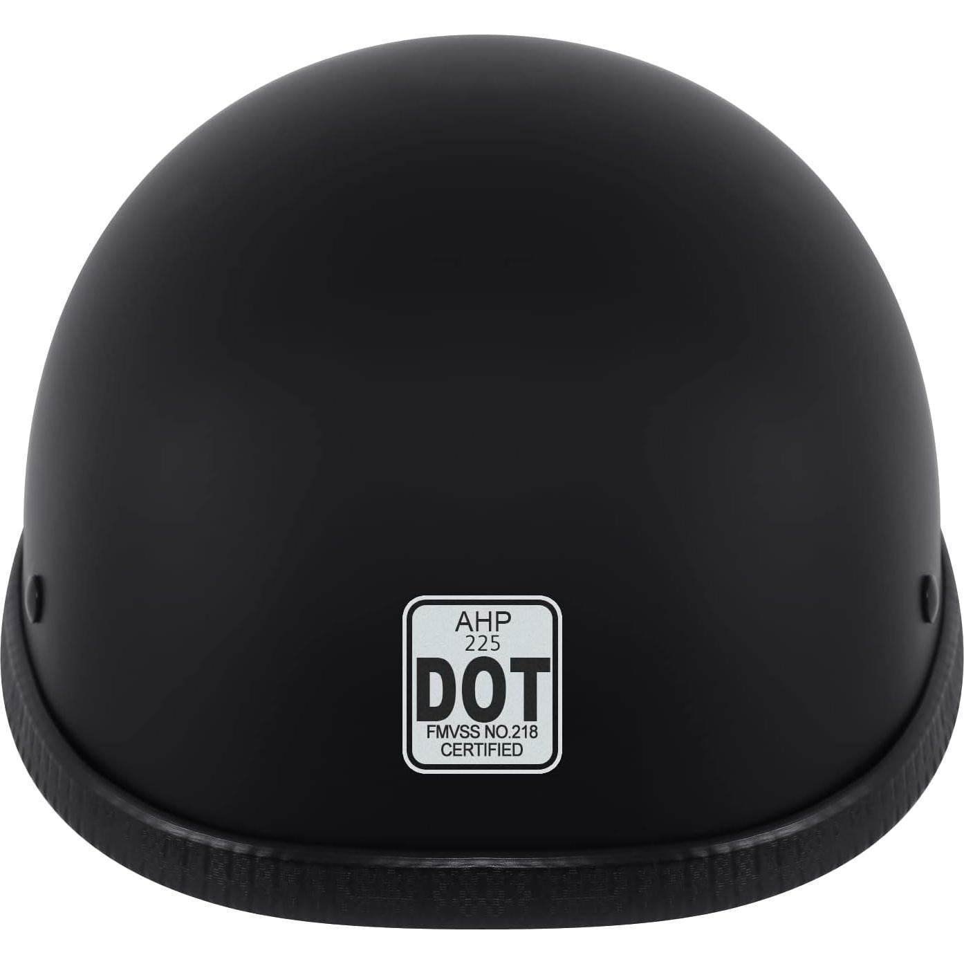 Casco de Motocicleta H-YEEU L Negro ABS Aprobado DOT