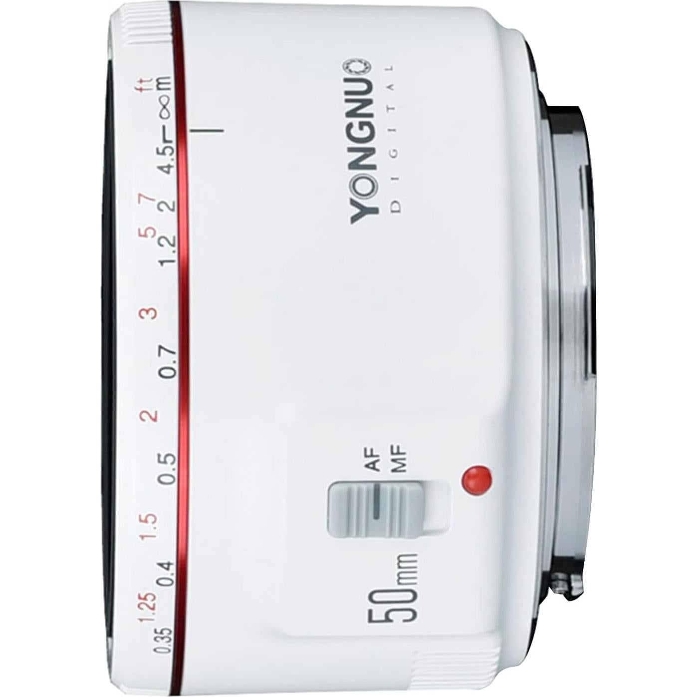 Lente YONGNUO YN50mm F1.8 II para Canon DSLR, Autoenfoque